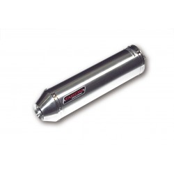TAKKONI brushed inox silencer , E-mark, Honda CRF 1000 L Africa Twin, 16- (Euro4)