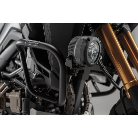 SW-MOTECH HAWK light mount, black. For Honda CRF1000L (15-) with Crashbar.